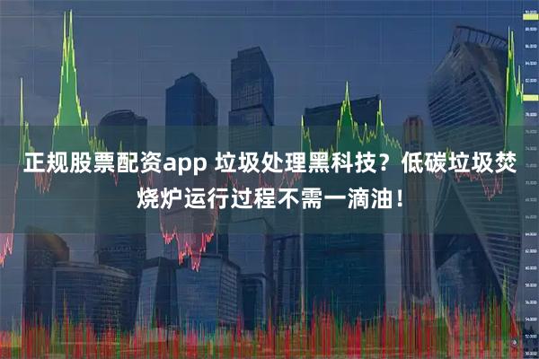 正规股票配资app 垃圾处理黑科技？低碳垃圾焚烧炉运行过程不需一滴油！